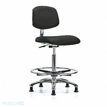 BLUE RIDGE ERGONOMICS CR Vinyl Chr High FR Stat Blk, 358K66