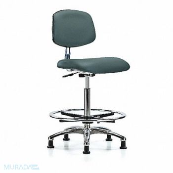 BLUE RIDGE ERGONOMICS CR Vinyl Chr High FR Stat Blue, 358K68