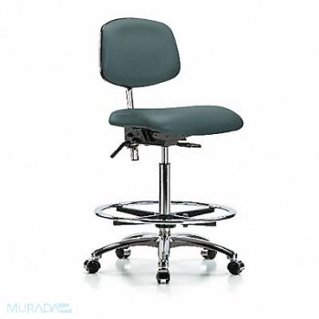 BLUE RIDGE ERGONOMICS Vinyl CR Chair High FR Cast Blue, 359D73