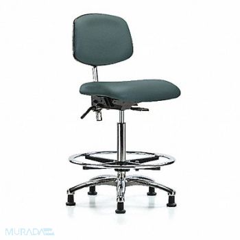 BLUE RIDGE ERGONOMICS Vinyl CR Chair High FR Stat Blue, 359F20