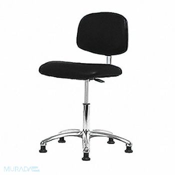 BLUE RIDGE ERGONOMICS CR/ESDChair Desk Glides Black Vinyl, 359F66
