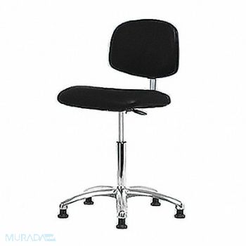 BLUE RIDGE ERGONOMICS CR/ESDChair Med Bench Glides Black, 359F70