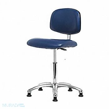 BLUE RIDGE ERGONOMICS CR/ESDChair Med Bench Glides Blue, 359F71