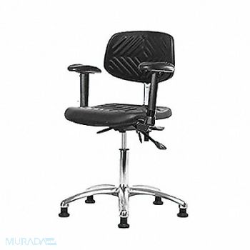 BLUE RIDGE ERGONOMICS Poly ESD Chair Desk Tilt Arms Glides, 359F81