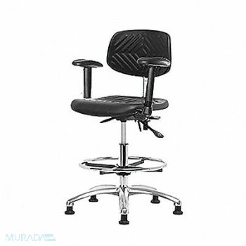 BLUE RIDGE ERGONOMICS Poly ESD Chair Med FR Tilt AA Stat, 359F91