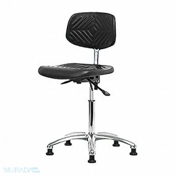 BLUE RIDGE ERGONOMICS Poly ESD Chair Med Bench Glides, 359G02
