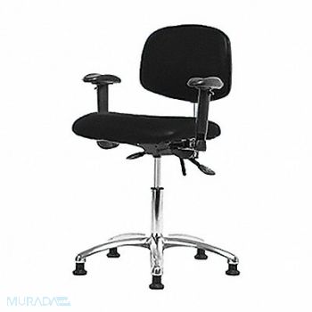 BLUE RIDGE ERGONOMICS Vin Clean Room/ESD Dsk AA Stat Blk, 359G23