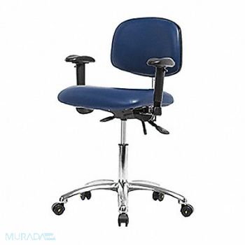 BLUE RIDGE ERGONOMICS Vin CR/ESD Md T AA Cstrs Blu, 359G30