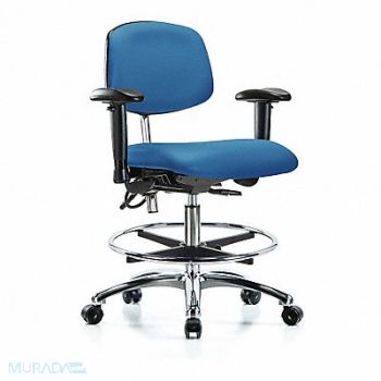 BLUE RIDGE ERGONOMICS Vin CR/ESD Md AA FR Cstrs Blu, 359G50