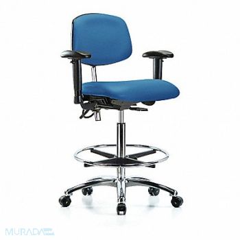BLUE RIDGE ERGONOMICS Vin CR/ESD Hi AA FR Cstrs Blu, 359G70