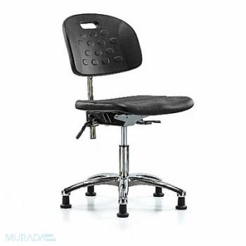 BLUE RIDGE ERGONOMICS Poly CR Chair Desk Glides Black Poly, 359J68