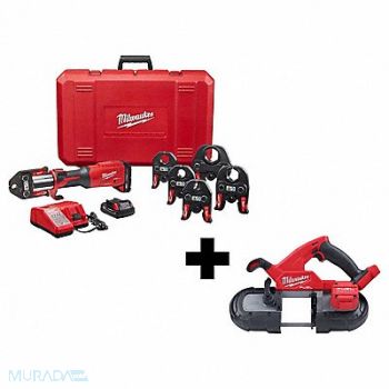 MILWAUKEE Pressing Tool Kit 18V 14-3/16 3-1/8 W, 359WJ2