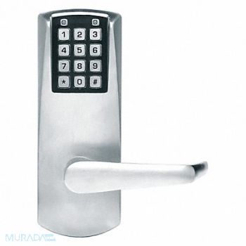 POWERPLEX Auto/Deadbolt Lock Keyless Satin Chrome, 35EH07