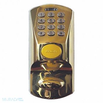 E-PLEX Keyless Lock For Best Core Bright Brass, 35EH19