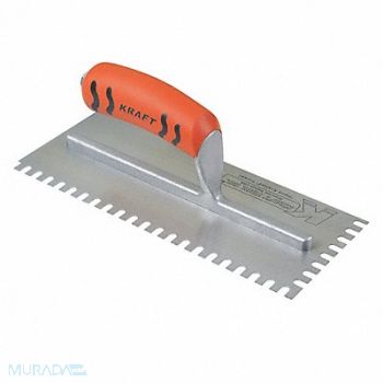 SUPERIOR TILE CUTTER INC. AND TOOLS Trowel U-Notch 11in. L x 4-1/2in. W, 35EN17