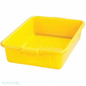 CARLISLE J4644 Tote Box 20in L x 15in W x 5 in H Yellow, 35FR99