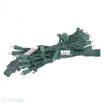 AMERICAN LIGHTING StringLights 12.5ft Button 25LEDs White, 35FV57