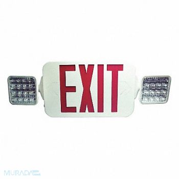FULHAM FIREHORSE Exit Sign Combo 8-5/32inHx19-1/4inW NiCd, 35GK23