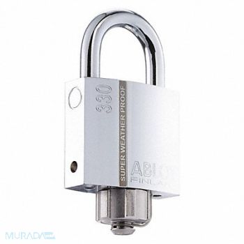 ABLOY Keyed Padlock 1 in Rectangle Silver, 35GP80