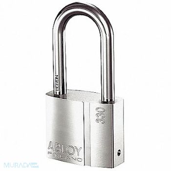 ABLOY Keyed Padlock 1 in Rectangle Silver, 35GP78