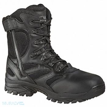 THOROGOOD SHOES Boots 9XW Black Side Zipper PR, 35HT15