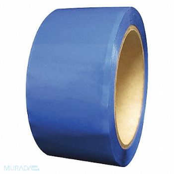 NOVAVISION Tamper Evident Tape 2 mil Blue PK36, 35JF85