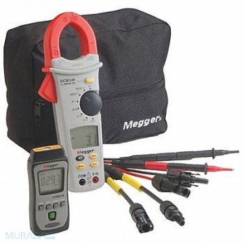 MEGGER Photovoltaic Kit LCD DCM Meter, 35JG56