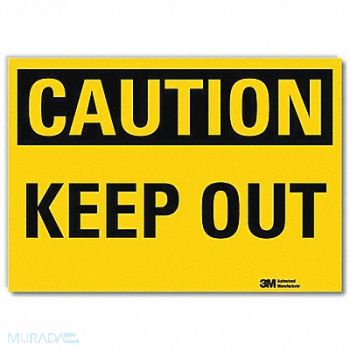 LYLE Safety Sign 7 in x 10 in Rflct Sheeting, 35JU50