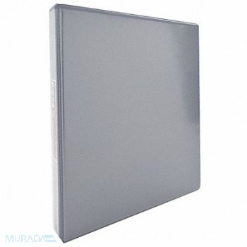 ABILITY ONE 3-Ring Binder 1-1/2 Gray, 35KG93