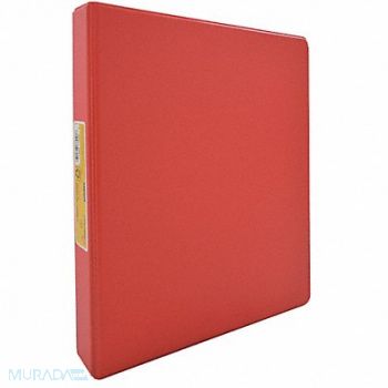 ABILITY ONE 3-Ring Binder 1 Red, 35KH01