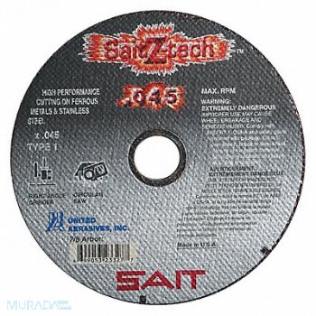UNITED ABRASIVES-SAIT CutOff Wheel Z-Tech 4 x.045 x5/8, 35KH27