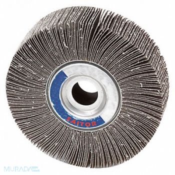 UNITED ABRASIVES-SAIT Flap Wheel AO 6 in 60 Grit 6000 rpm, 35KH60