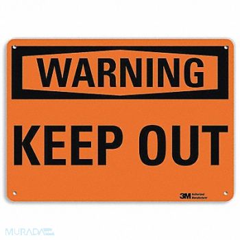 LYLE Danger Sign 7 in x 10 in Aluminum, 35KL69