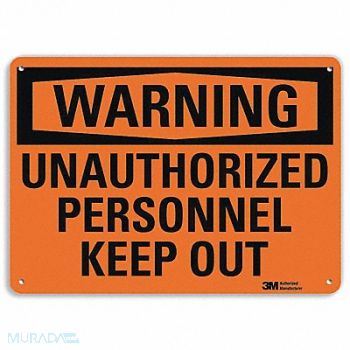 LYLE Admittance Sign 7 in x 10 in Aluminum, 35KP32