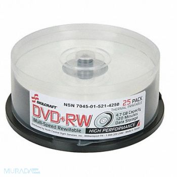 ABILITY ONE DVD+RW Disc 4.7 GB 120 min 4x PK25, 35KR85
