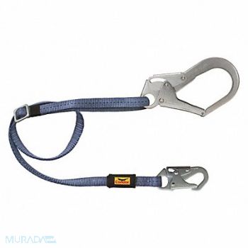 CONDOR Positioning Lanyard Blue Adjustable, 35KU75