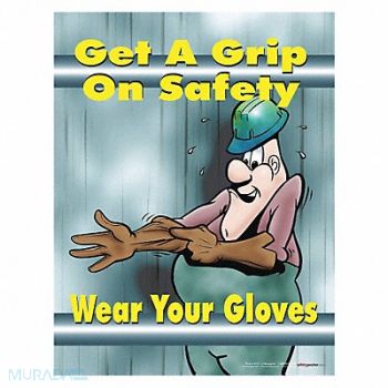 SAFETYPOSTER.COM Safety Poster 22 in x 17 in Paper, 35LG01