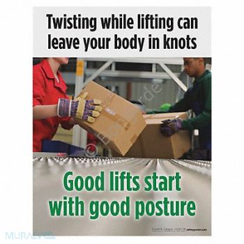 SAFETYPOSTER.COM Safety Poster 22 in x 17 in Paper, 35LG11