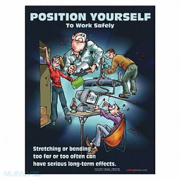 SAFETYPOSTER.COM Safety Poster 22 in x 17 in Paper, 35LG20