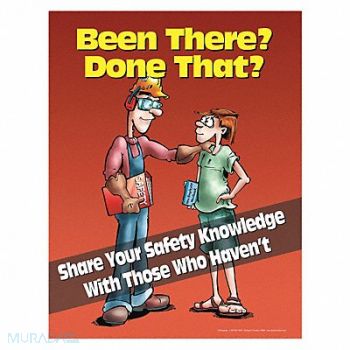 SAFETYPOSTER.COM Safety Poster 22 in x 17 in Paper, 35LG35