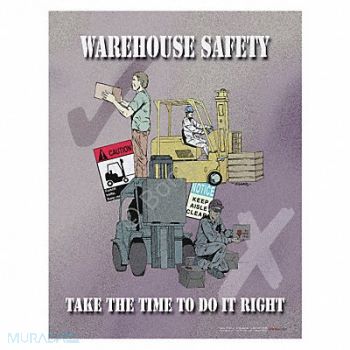 SAFETYPOSTER.COM Safety Poster 22 in x 17 in Paper, 35LG42