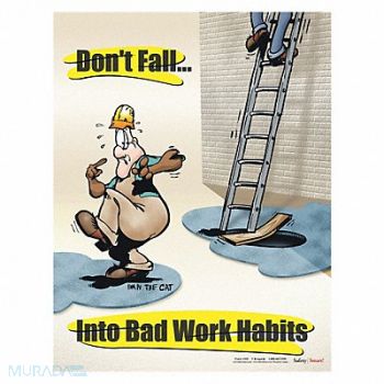 SAFETYPOSTER.COM Safety Poster 22 in x 17 in Paper, 35LG59