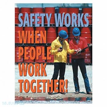 SAFETYPOSTER.COM Safety Poster 22 in x 17 in Paper, 35LG88