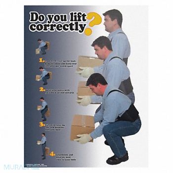 SAFETYPOSTER.COM Safety Poster 22 in x 17 in Paper, 35LG96