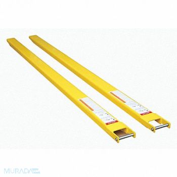 GRAINGER APPROVED Fork Extensions 120in.L x 6 in.W Pin PK2, 35LU49