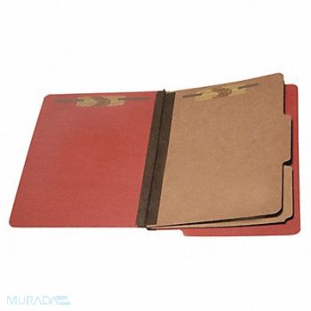 ABILITY ONE File Foldr 11-3/4inWx9-3/8inH Red PK10, 35LW91