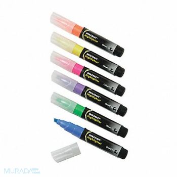 ABILITY ONE Highlighter Set Wide PK6, 35LX03