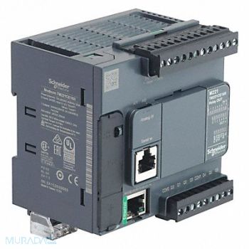 SCHNEIDER ELECTRIC Controller 24VDC 4.17in H Ethernet Relay, 35LX38