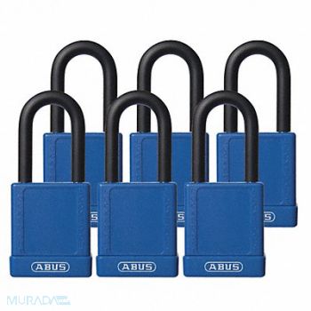 ABUS J0403 Lockout Padlock KA Blue 1-3/4 H PK6, 35MD73