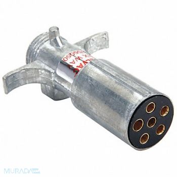 VELVAC Trailer Connector Plug 6-Way Brass, 35NL08